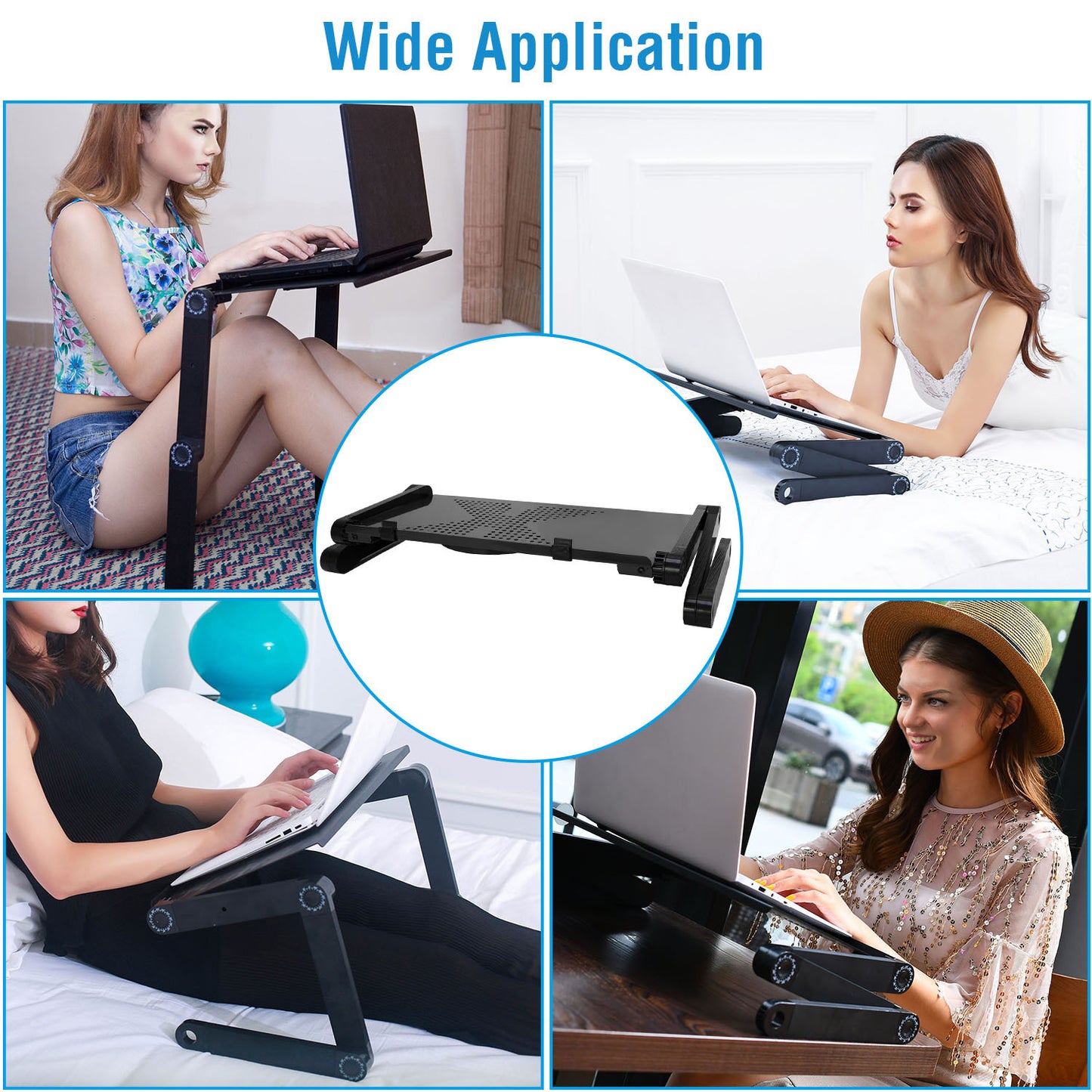 🖥️ Foldable Laptop Desk – Work Comfortably Anywhere