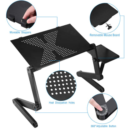 🖥️ Foldable Laptop Desk – Work Comfortably Anywhere