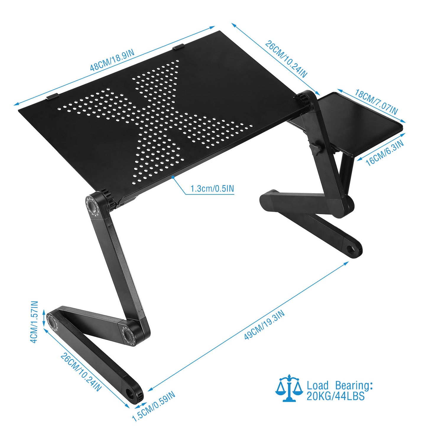 🖥️ Foldable Laptop Desk – Work Comfortably Anywhere